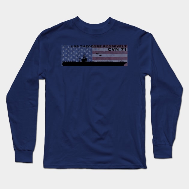 CVN 71 Long Sleeve T-Shirt by 752 Designs